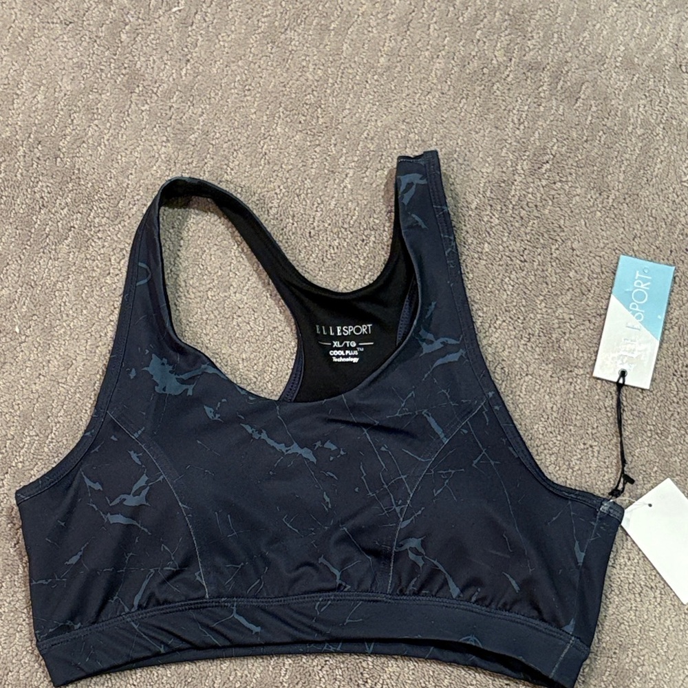 Women's Navy Sports Bra size xl brand new